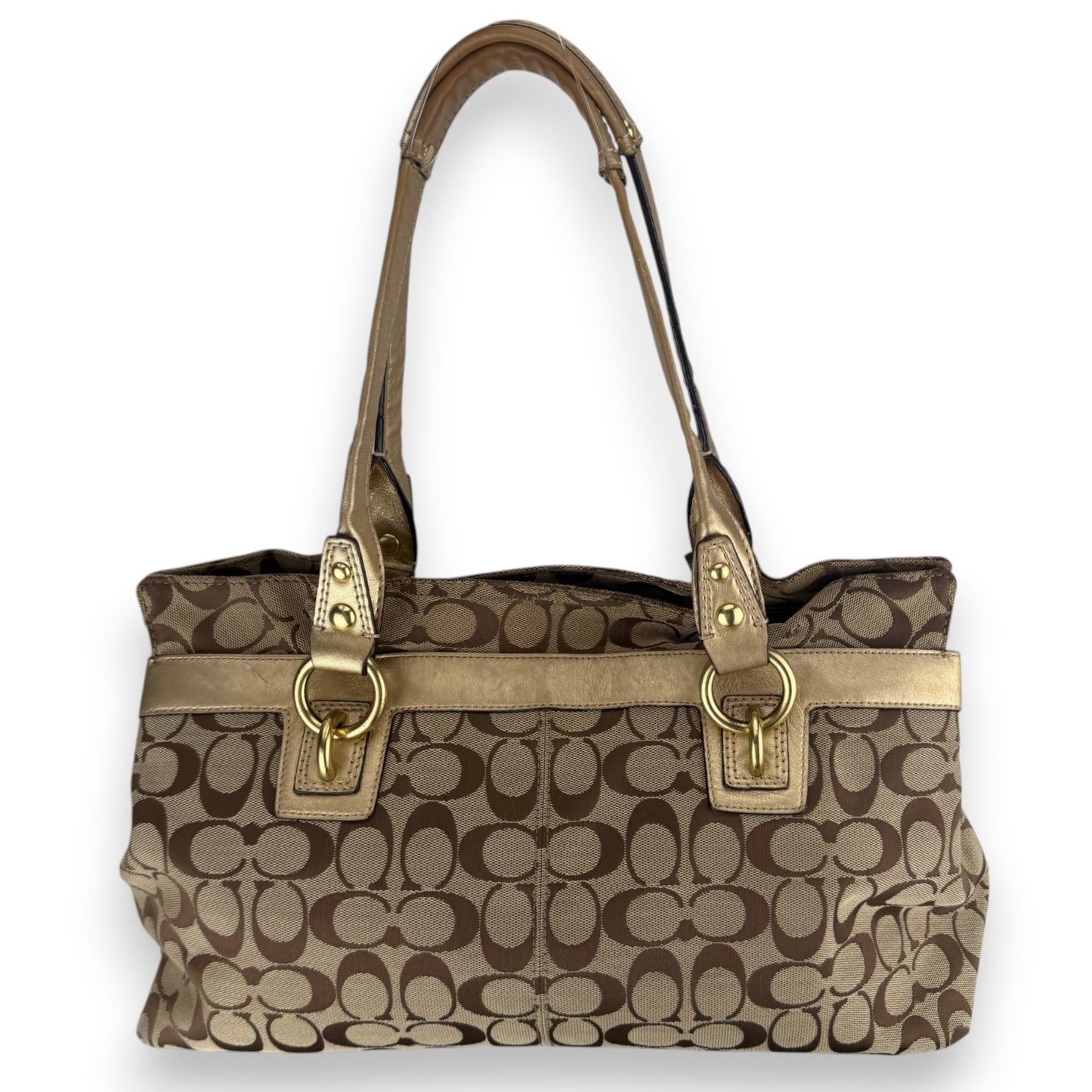 COACH SOHO PLEATED SIGNATURE TOTE 