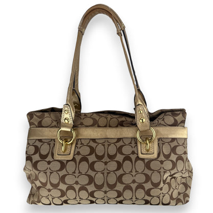 COACH SOHO PLEATED SIGNATURE TOTE 