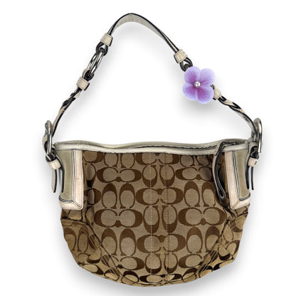 COACH SIGNATURE BRAIDED HOBO BAG