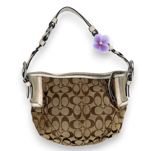 COACH SIGNATURE BRAIDED HOBO BAG