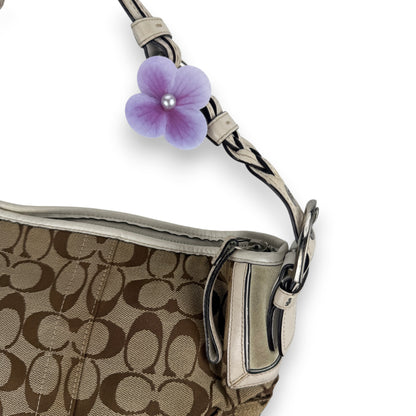 COACH SIGNATURE BRAIDED HOBO BAG