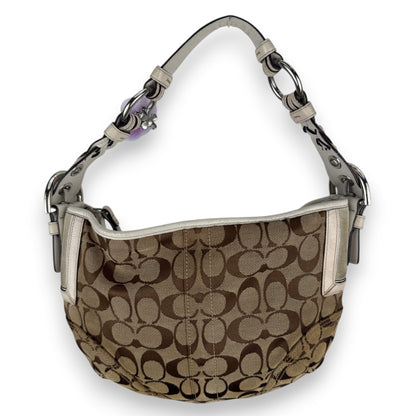 COACH SIGNATURE BRAIDED HOBO BAG