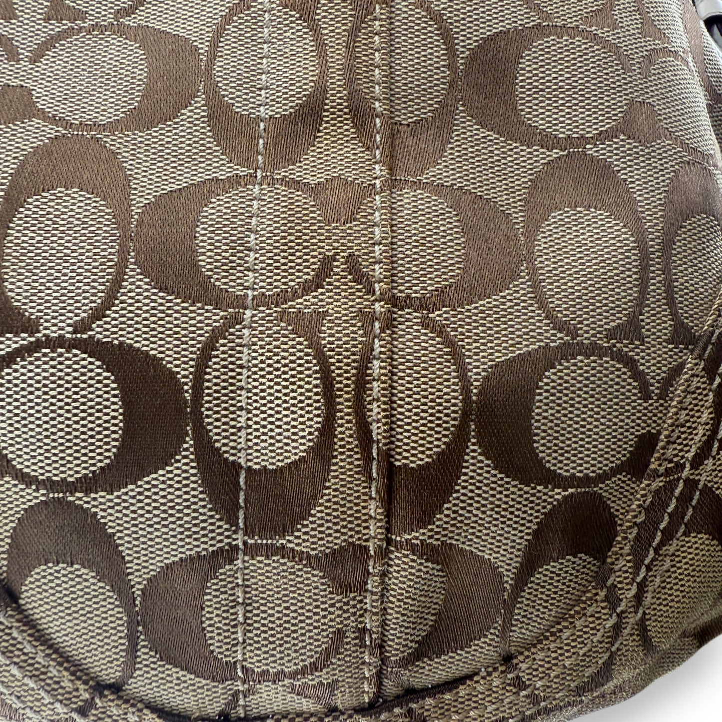 COACH SIGNATURE BRAIDED HOBO BAG