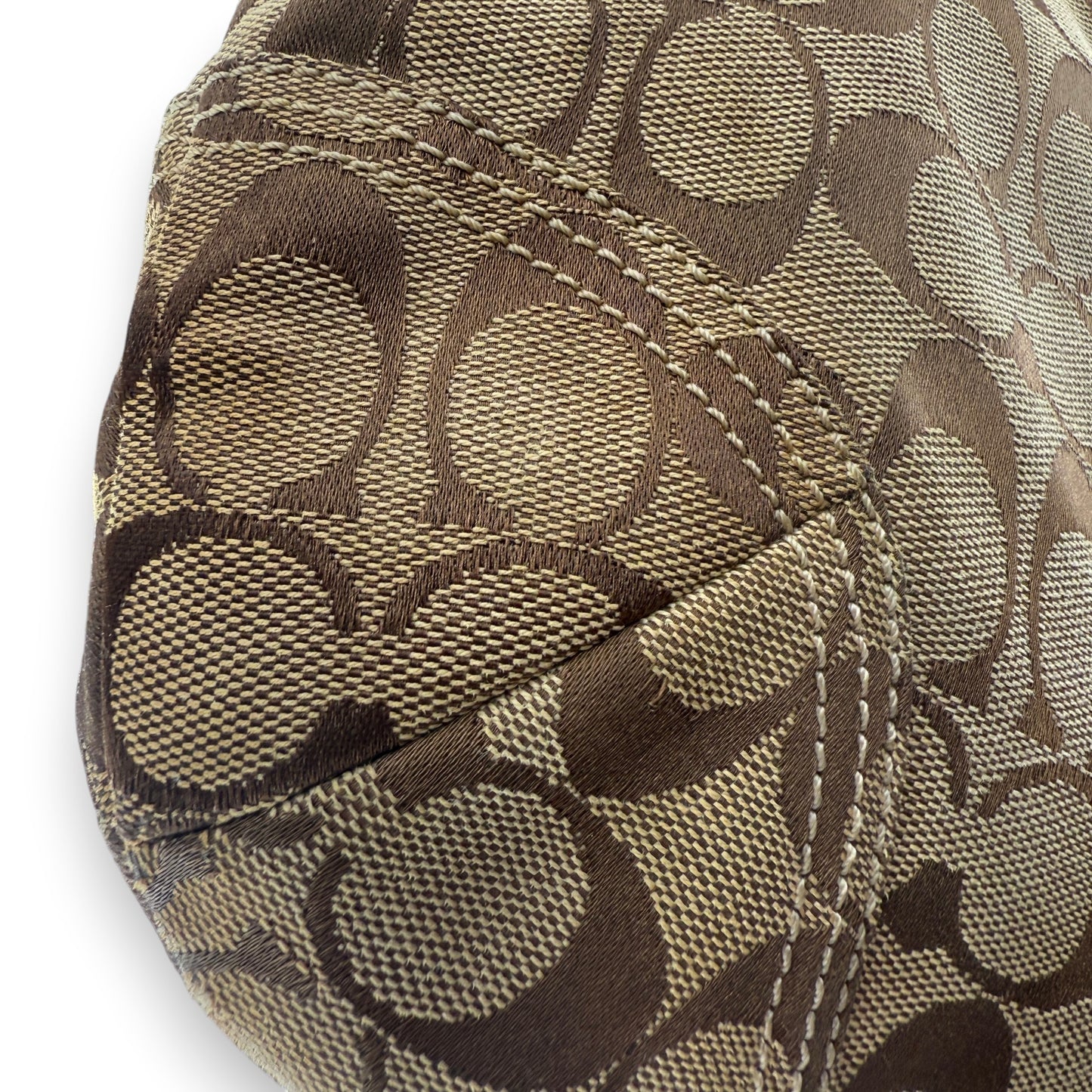 COACH SIGNATURE BRAIDED HOBO BAG