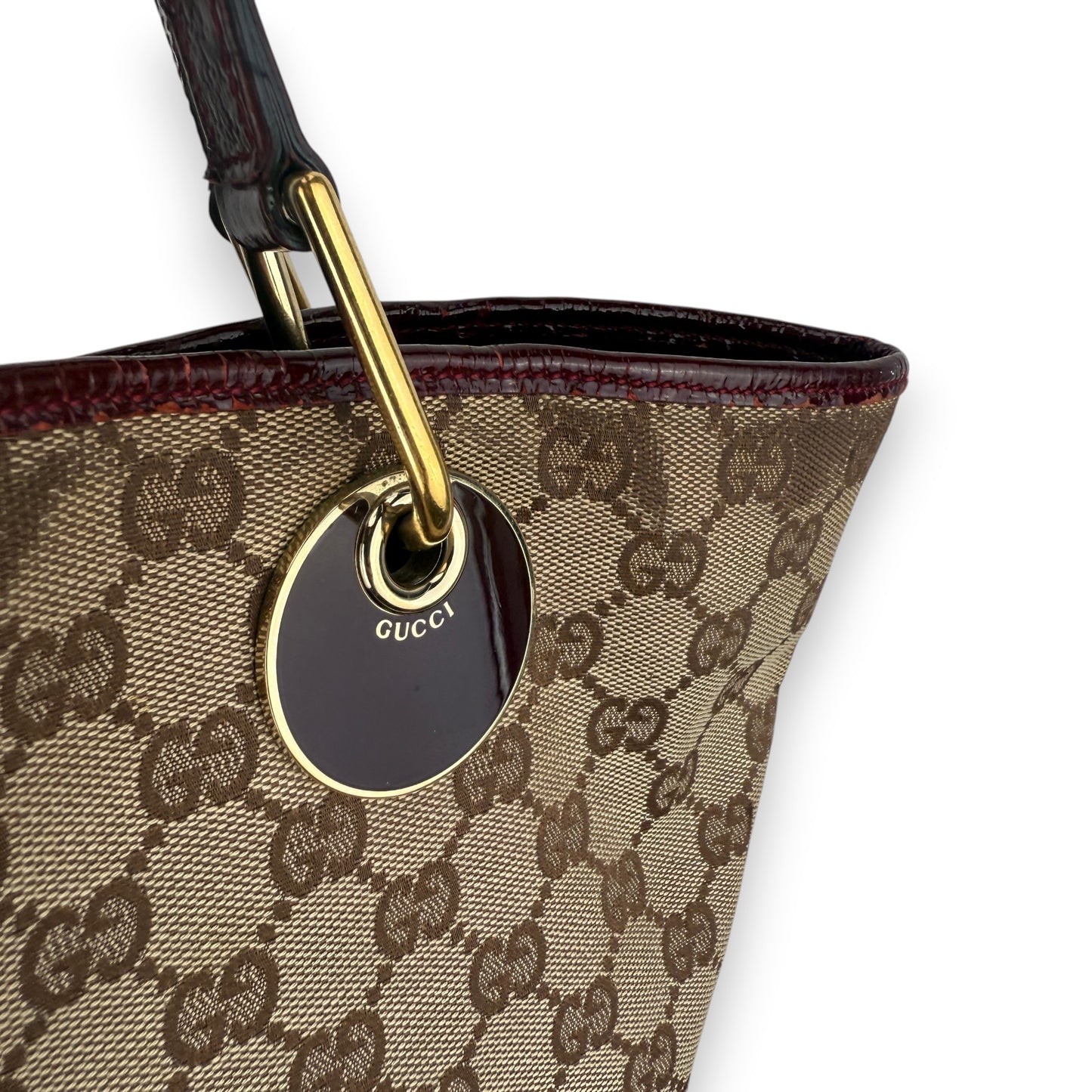 GUCCI GG CANVAS ECLIPSE TOTE BAG