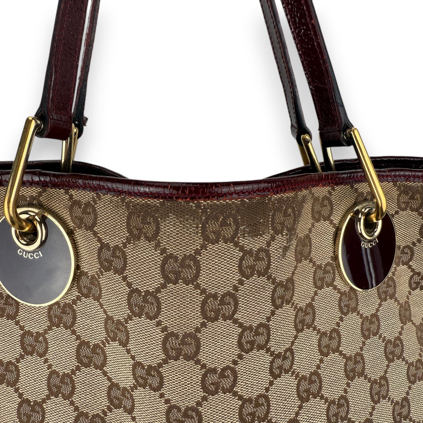 GUCCI GG CANVAS ECLIPSE TOTE BAG