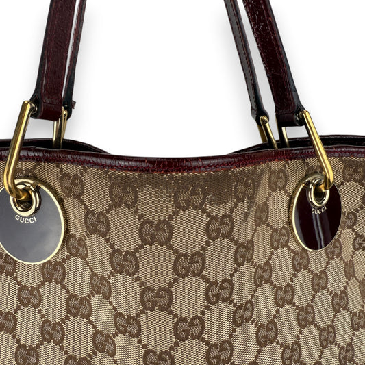 GUCCI GG CANVAS ECLIPSE TOTE BAG
