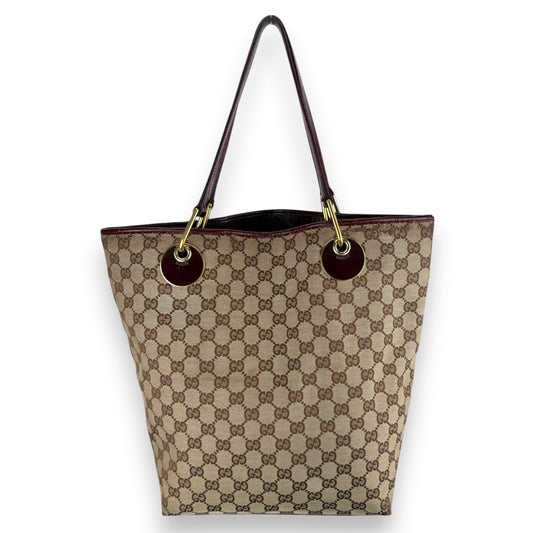 GUCCI GG CANVAS ECLIPSE TOTE BAG