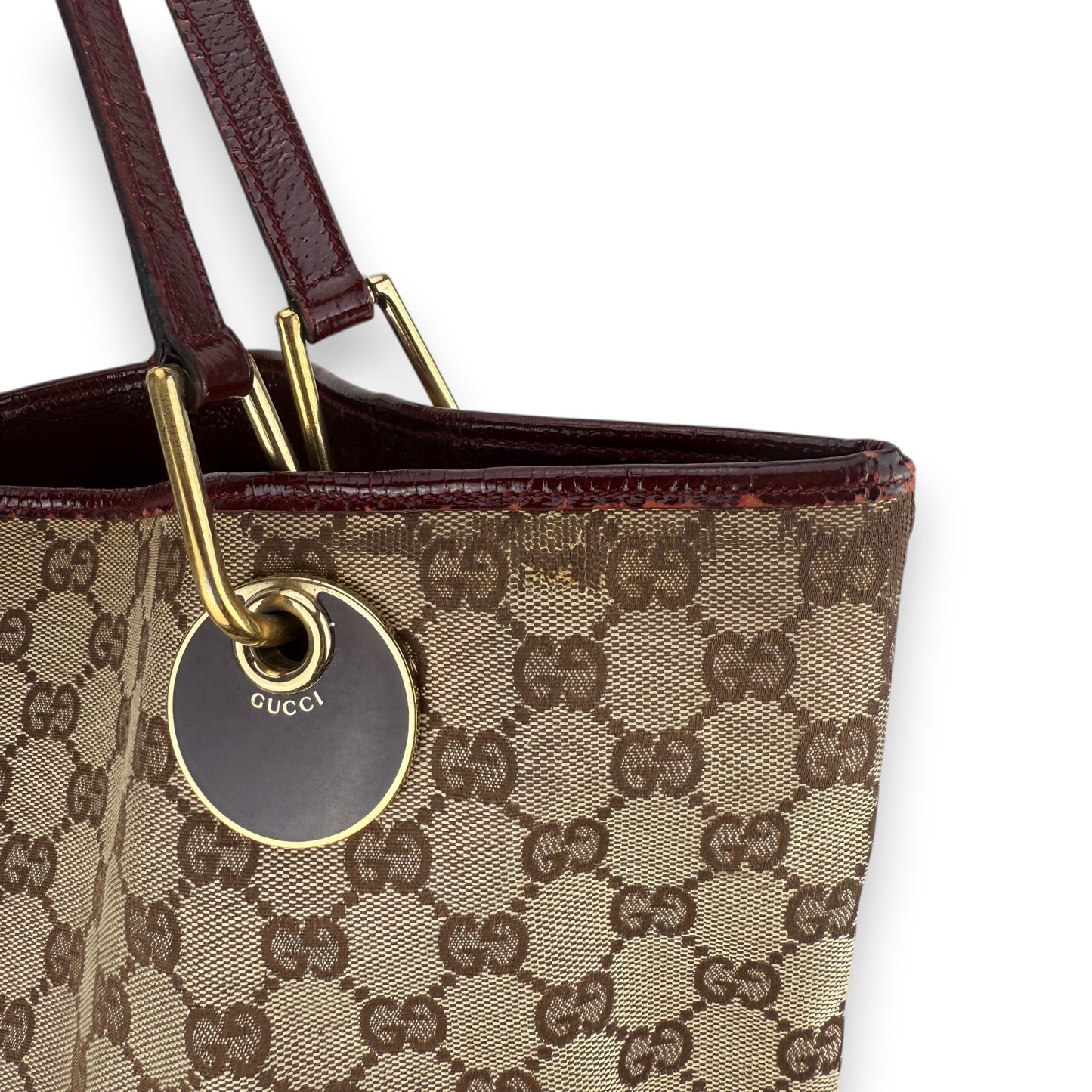 GUCCI GG CANVAS ECLIPSE TOTE BAG