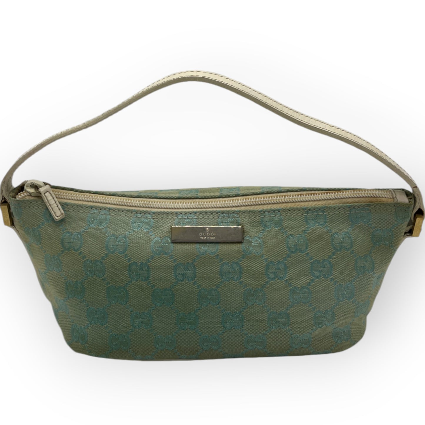 GUCCI BOAT POCHETTE BAG LIGHTBLUE/WHITE