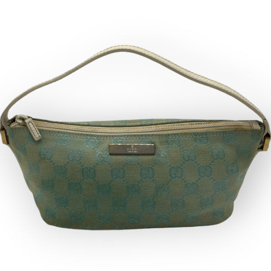 GUCCI BOAT POCHETTE BAG LIGHTBLUE/WHITE