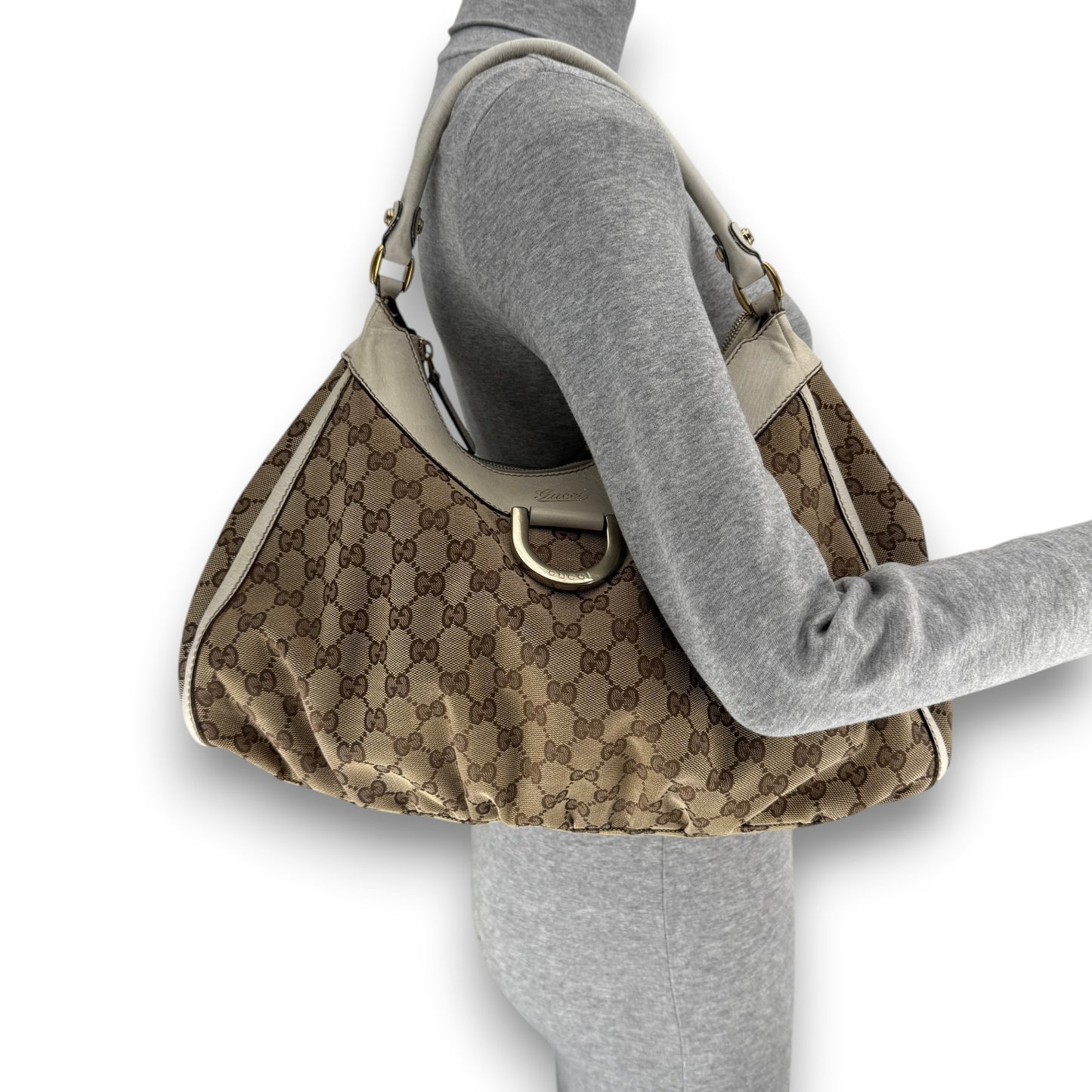 GUCCI D-RING ABBEY HOBO BAG