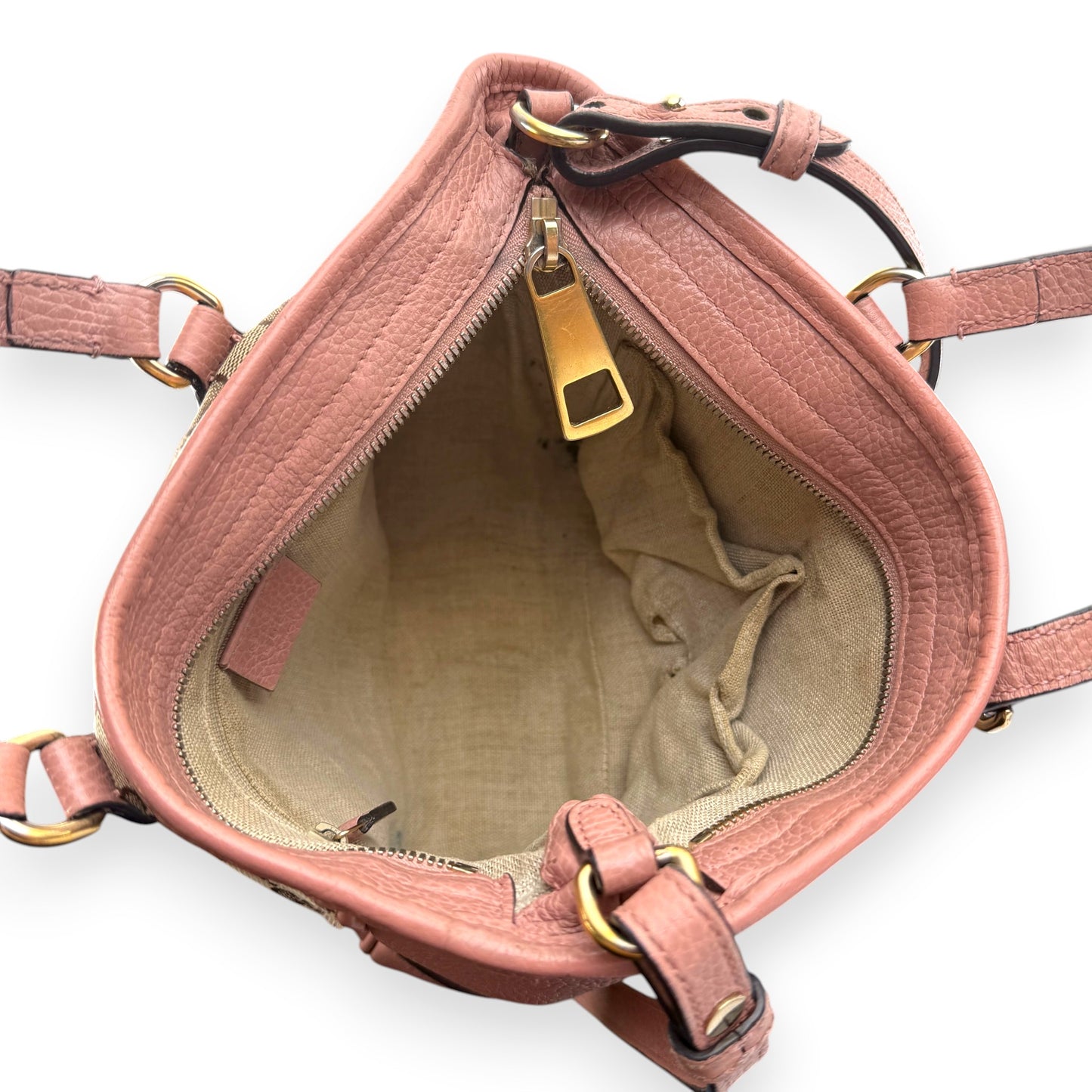 GUCCI GG CANVAS BREE SMALL 2-WAY CROSSBODY BAG