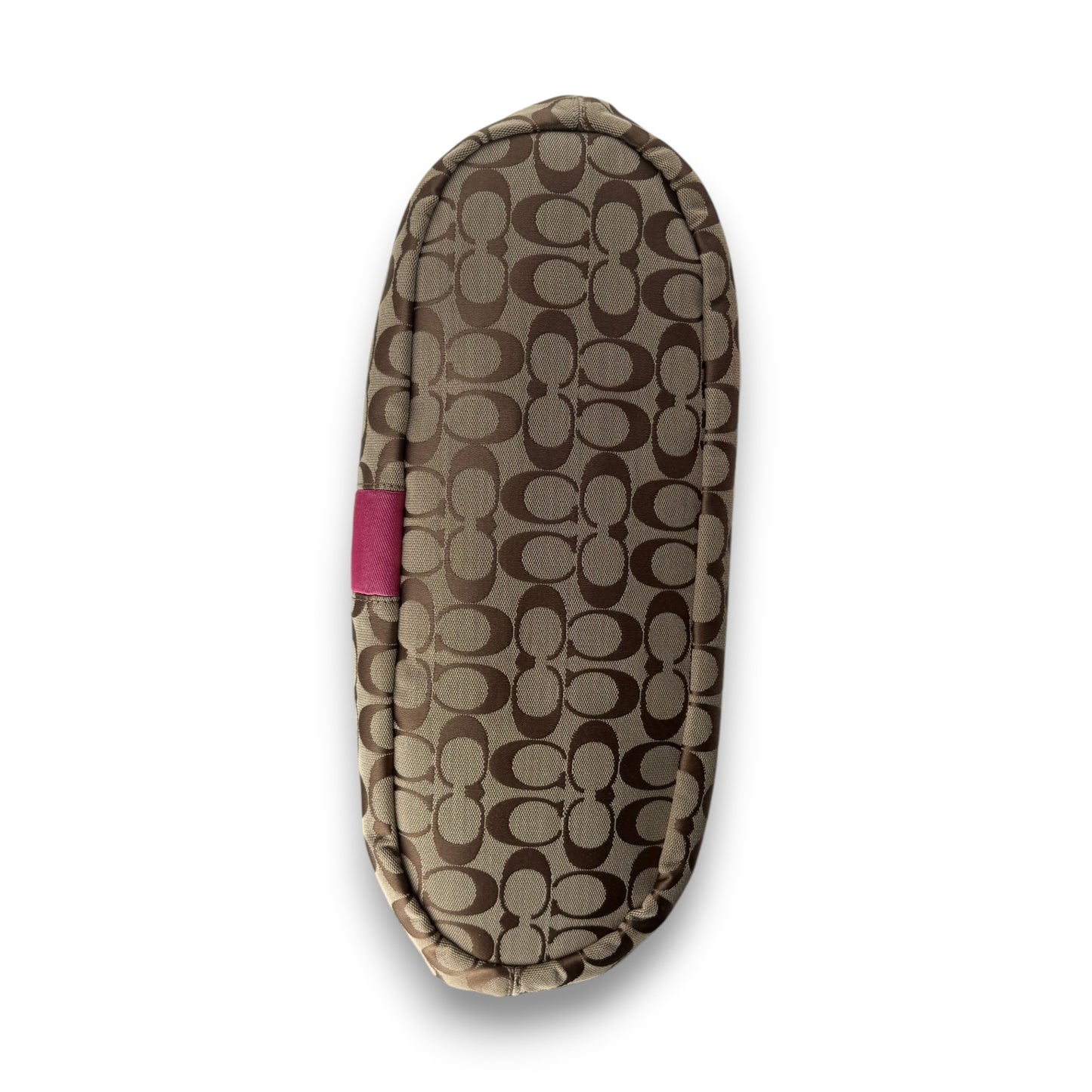 COACH SIGNATURE PINK DEVIN STRIPE BAG
