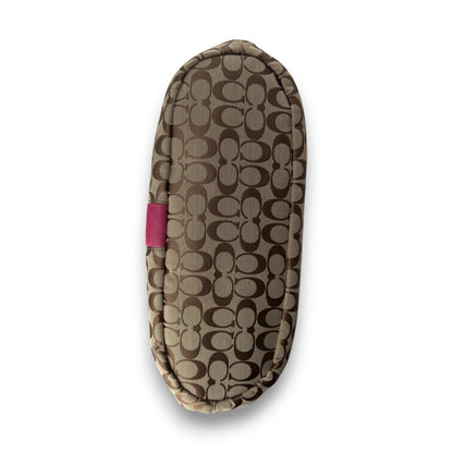 COACH SIGNATURE PINK DEVIN STRIPE BAG