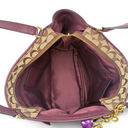 COACH SOHO PLEATED SIGNATURE TOTE 