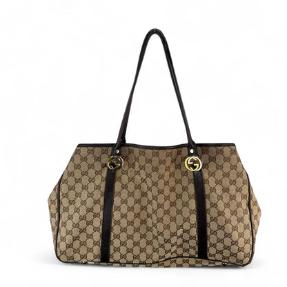 GUCCI GG TWINS MONOGRAM BAG LARGE