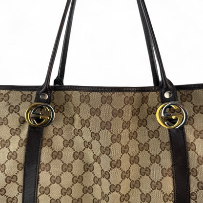 GUCCI GG TWINS MONOGRAM BAG LARGE