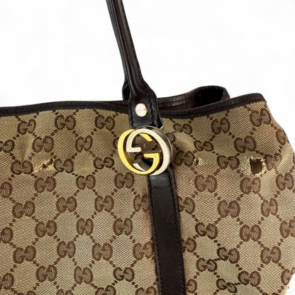 GUCCI GG TWINS MONOGRAM BAG LARGE