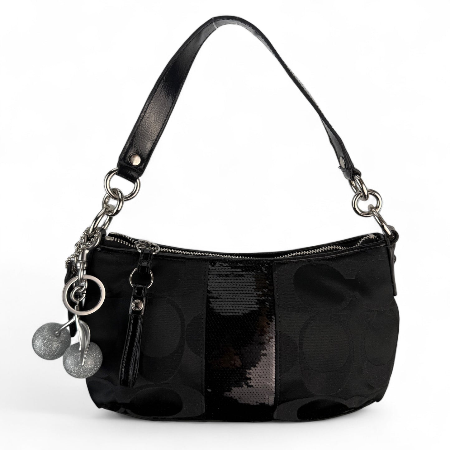 COACH SIGNATURE JACQUARD STRIPE BAG 