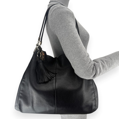 COACH SIGNATURE JACQUARD STRIPE BAG (LARGE) 