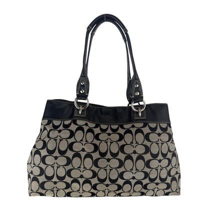 COACH SIGNATURE GREY PENELOPE SATCHEL BAG