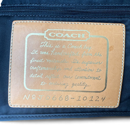 COACH SIGNATURE STRIPE REVERSIBLE TOTE
