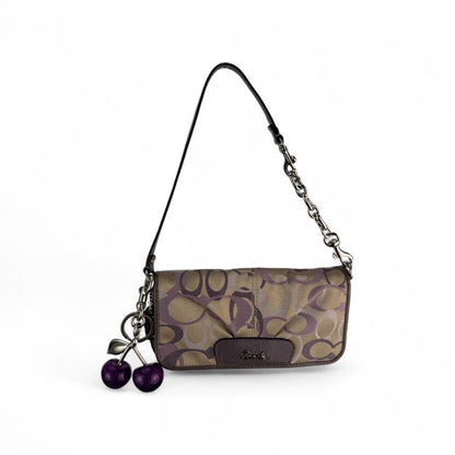 COACH SIGNATURE MINI BOSTON BAG 