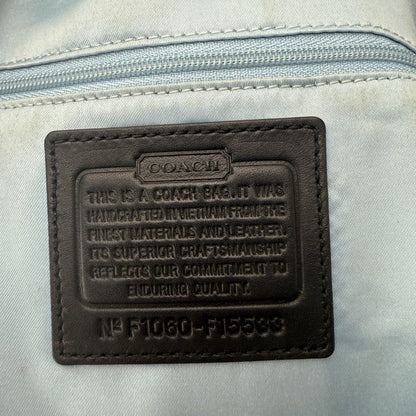 COACH SIGNATURE GREY PENELOPE SATCHEL BAG