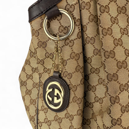 GUCCI MONOGRAM ABBEY BAG 