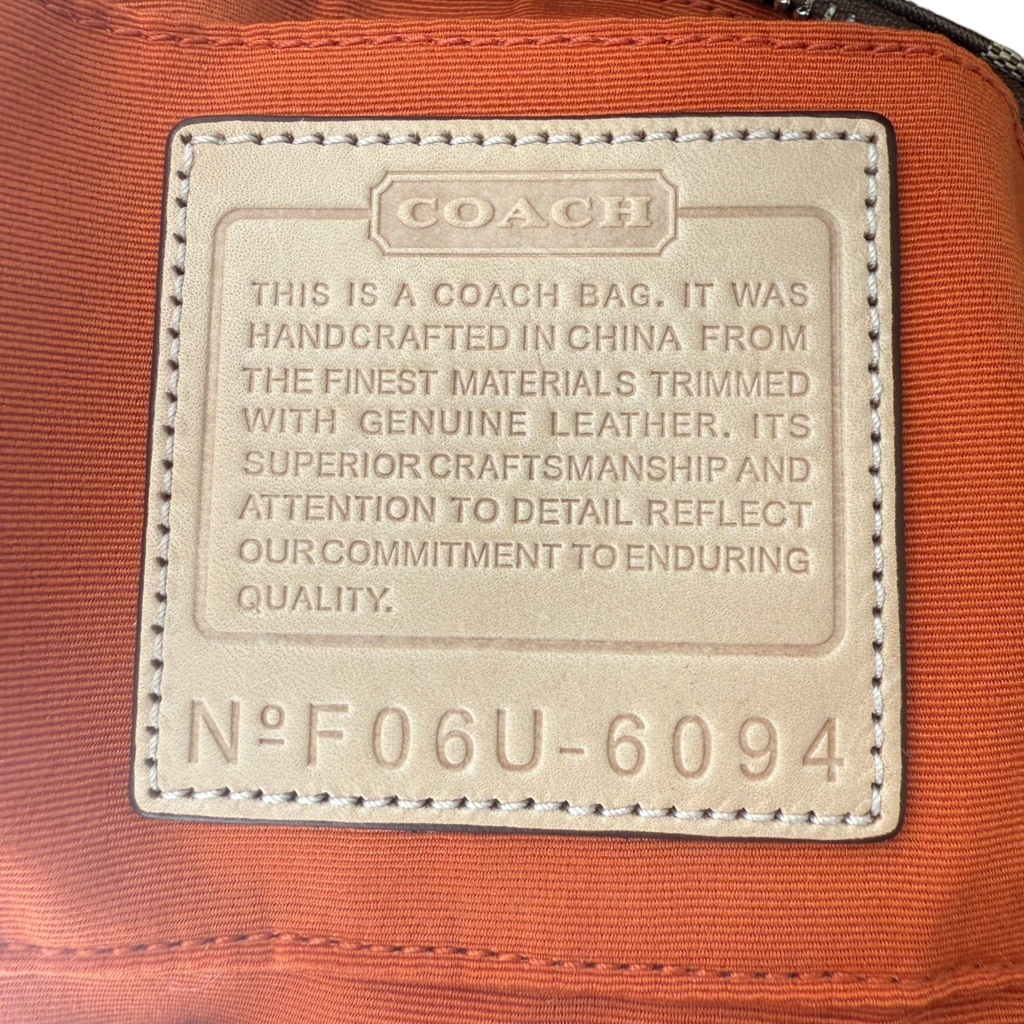 COACH SIGNATURE DEMI POUCH