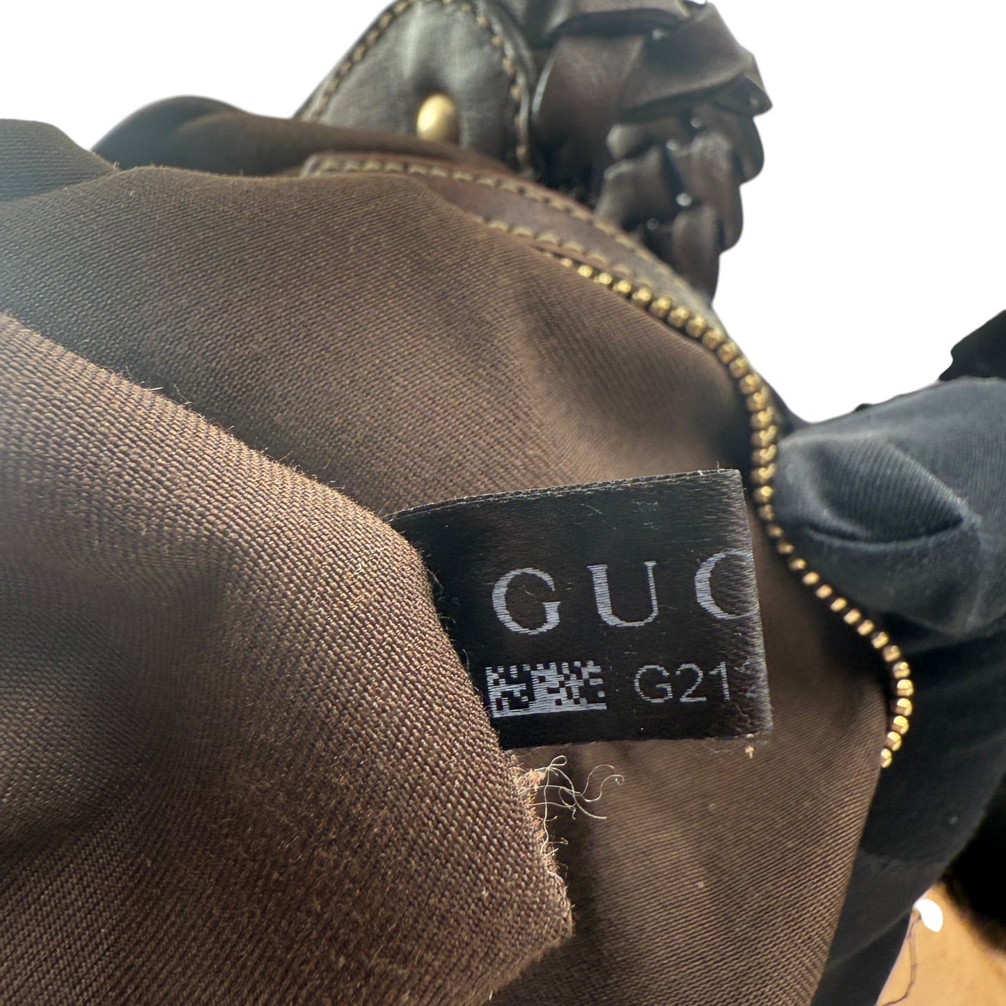 GUCCI GG PELHAM BRAIDED SHOULDER BAG