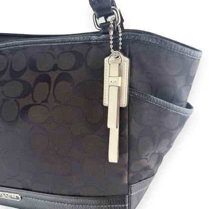 COACH SIGNATURE JACQUARD STRIPE BAG (LARGE) 
