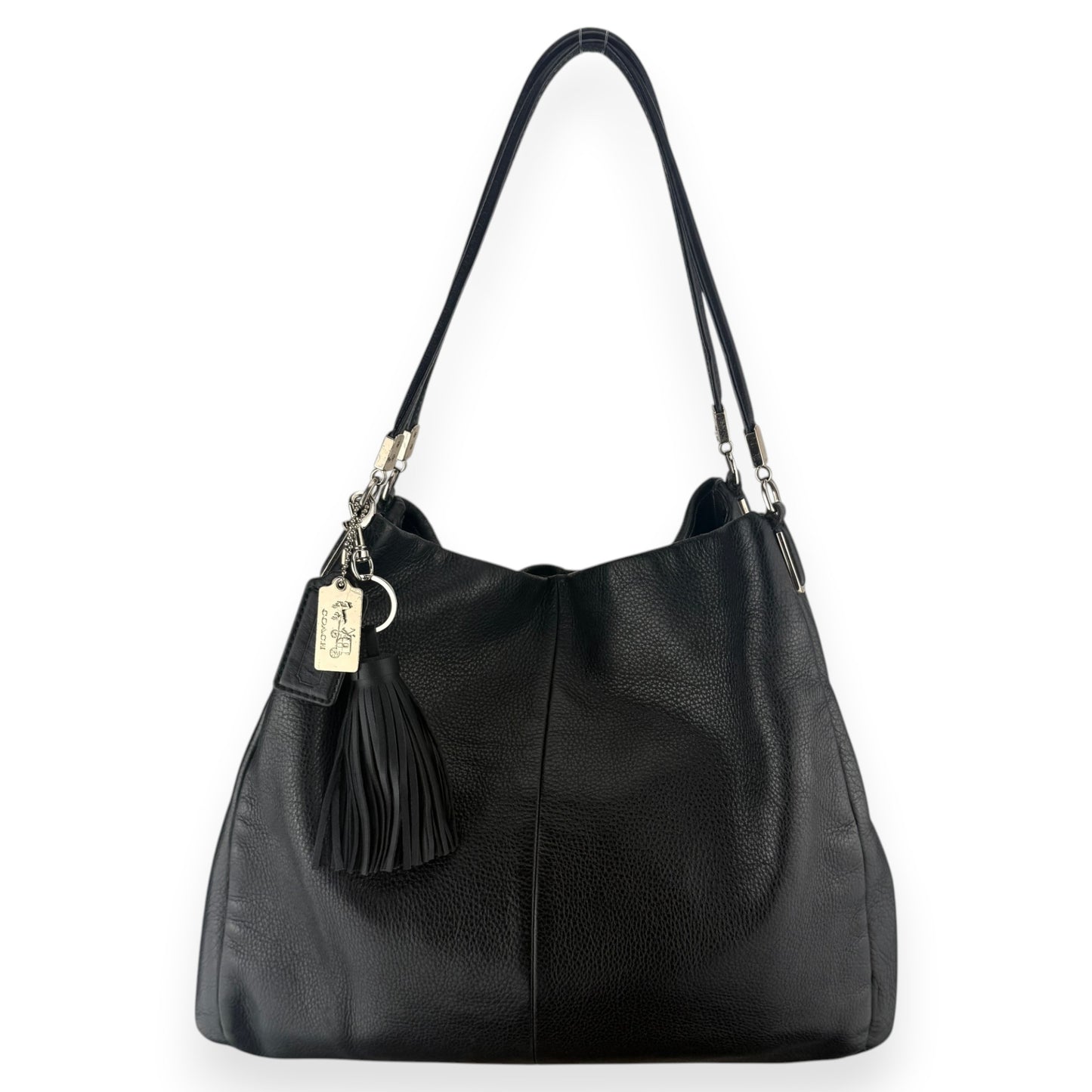 COACH SIGNATURE JACQUARD STRIPE BAG (LARGE) 