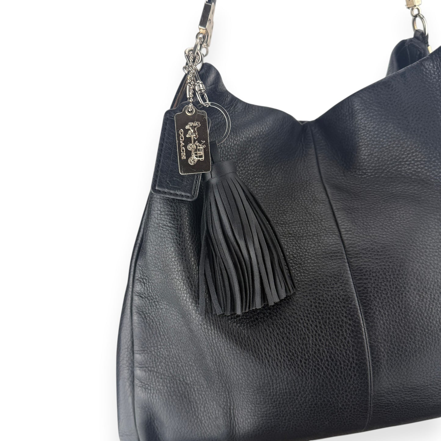COACH SIGNATURE JACQUARD STRIPE BAG (LARGE) 