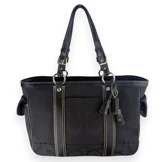 COACH SIGNATURE JACQUARD STRIPE BAG (LARGE) 