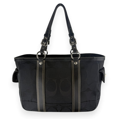 COACH SIGNATURE JACQUARD STRIPE BAG (LARGE) 
