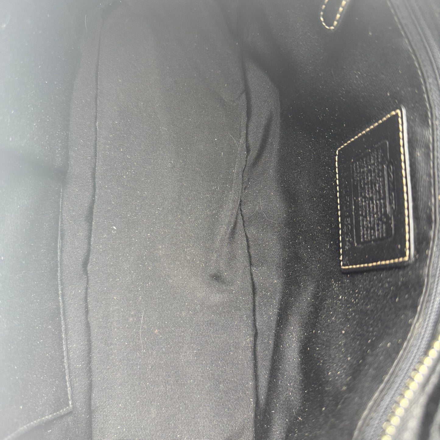 COACH SIGNATURE JACQUARD STRIPE BAG (LARGE) 
