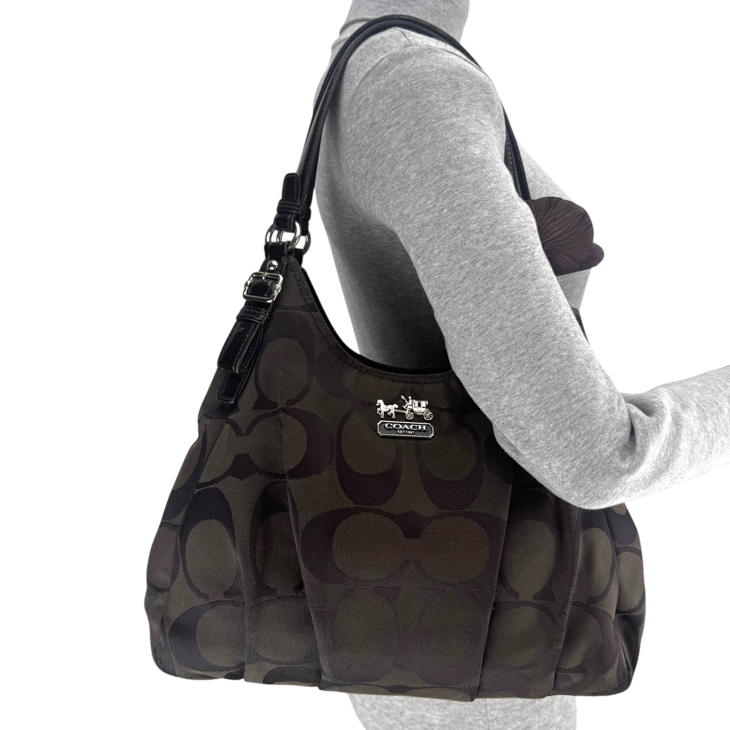 COACH SIGNATURE MADISON MAGGIE BAG