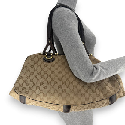 GUCCI GG CANVAS HOBO BAG