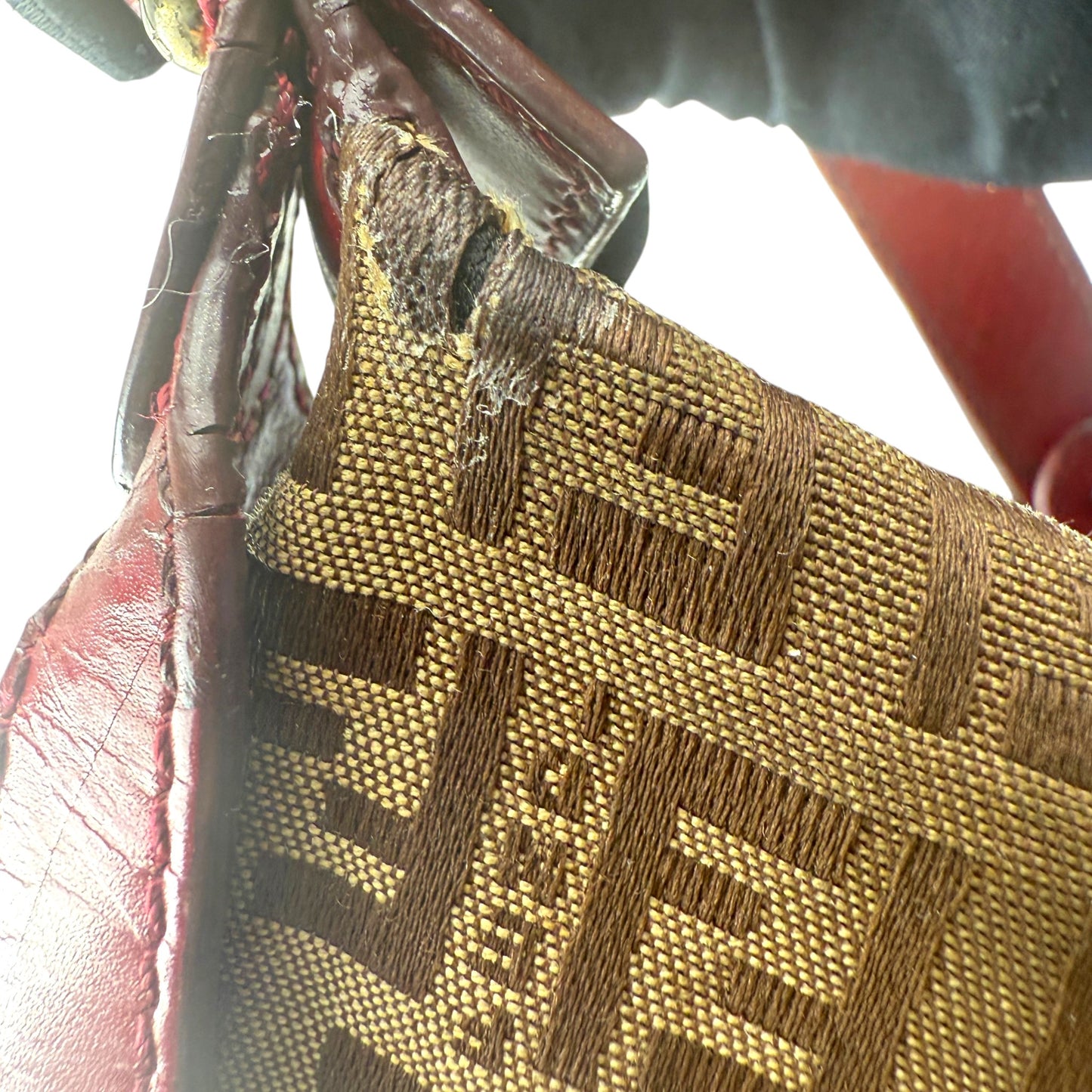 FENDI ZUCCHINO CHEF POCKET SHOULDER BAG SMALL