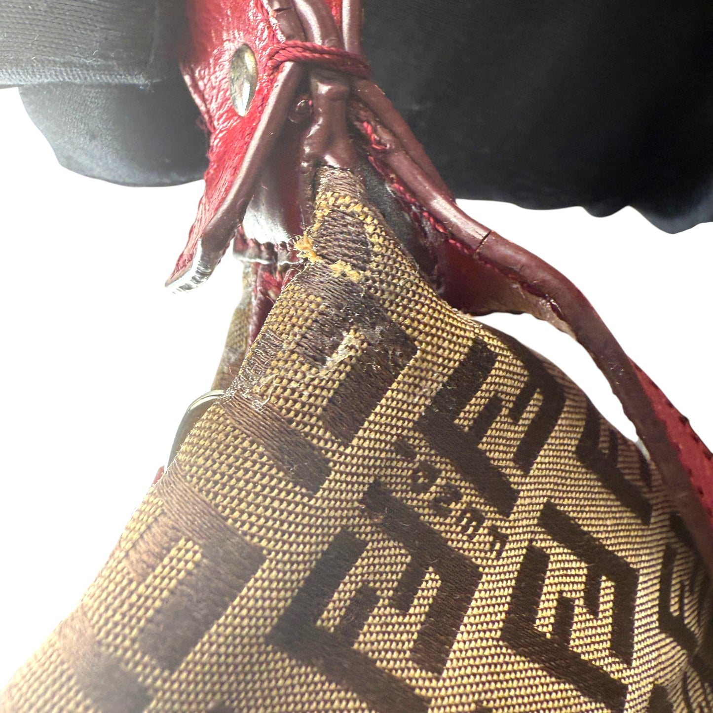 FENDI ZUCCHINO CHEF POCKET SHOULDER BAG SMALL