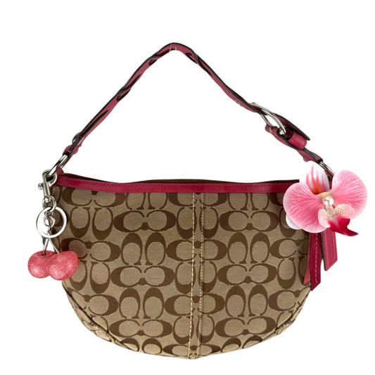 COACH SIGNATURE JACQUARD STRIPE BAG (LARGE) 