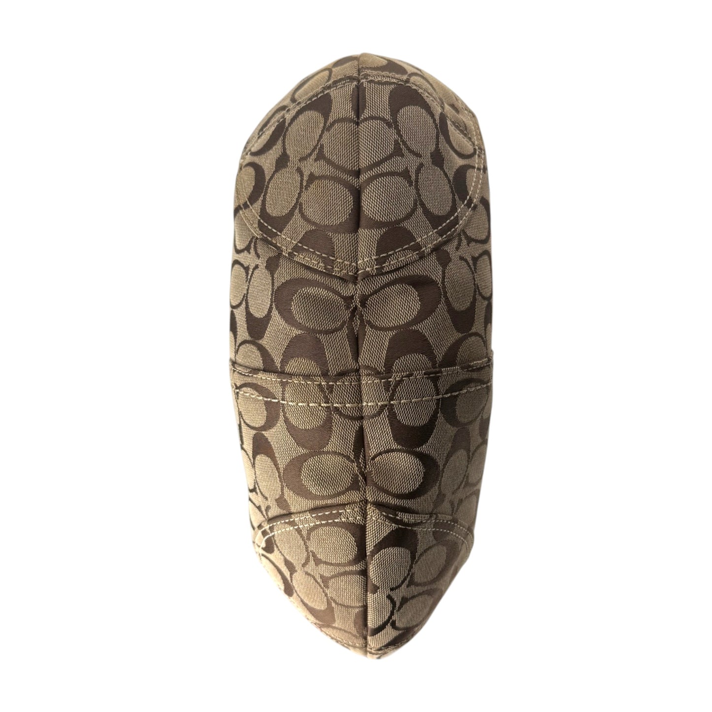 COACH SIGNATURE JACQUARD BRAIDED HOBO BAG