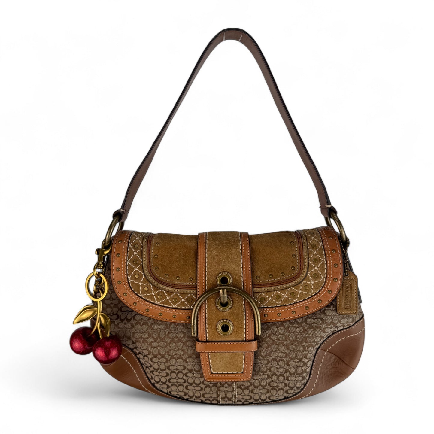 COACH SOHO PLEATED SIGNATURE TOTE 