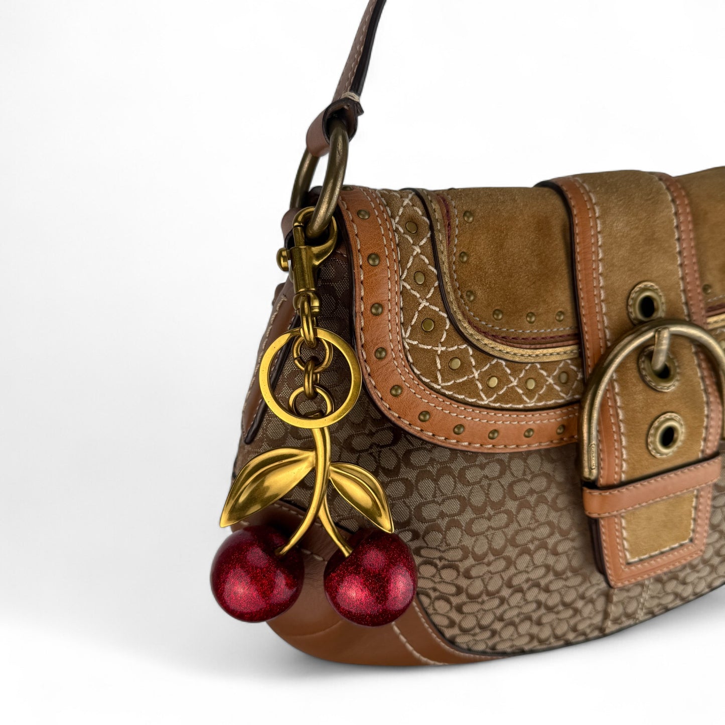 COACH SOHO PLEATED SIGNATURE TOTE 