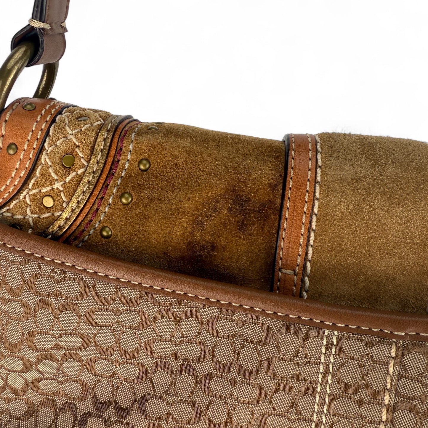 COACH SOHO PLEATED SIGNATURE TOTE 