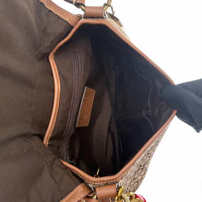 COACH SOHO PLEATED SIGNATURE TOTE 