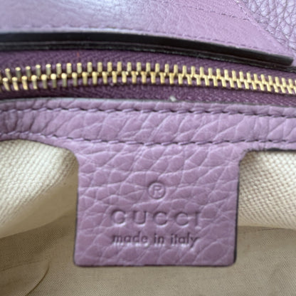GUCCI MISS GG MONOGRAM PURPLE TOTE BAG