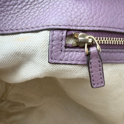 GUCCI MISS GG MONOGRAM PURPLE TOTE BAG